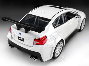 "Fast & Furious" Mr Little Nobody's Subaru WRX STI 1:24 Scale - Jada Diecast Model Car (White)