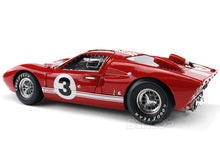 Load image into Gallery viewer, 1966 Ford GT-40 (GT40) Mk II #3 Le Mans Gurney/Grant 1:18 Scale - Shelby Collectables Diecast Model Car (Red)