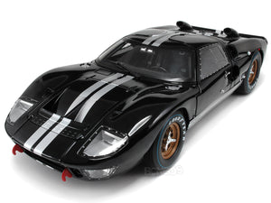 1966 Ford GT-40 (GT40) Mk II 1:18 Scale - Shelby Collectables Diecast Model Car (Black)