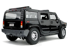 Load image into Gallery viewer, Hummer H2 SUV 1:18 Scale - Maisto Diecast Model Car (Black)