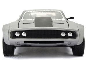 "Fast & Furious" Dom's "Ice" Dodge Charger R/T 1:24 Scale - Jada Diecast Model Car (Silver)