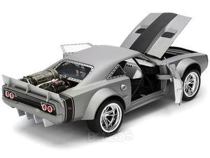 "Fast & Furious" Dom's "Ice" Dodge Charger R/T 1:24 Scale - Jada Diecast Model Car (Silver)
