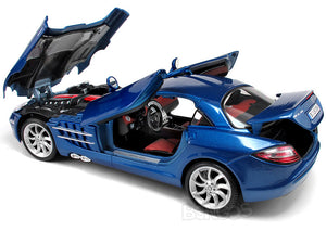 Mercedes-Benz SLR McLaren 1:18 Scale - Maisto Diecast Model Car (Blue)