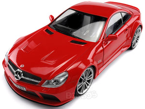 Mercedes-Benz SL 65 AMG "Black" 1:18 Scale - MotorMax Diecast Model Car (Red)