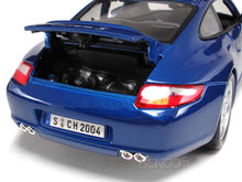 Load image into Gallery viewer, Porsche 911 (997) Carrera S 1:18 Scale - Maisto Diecast Model Car (Blue)