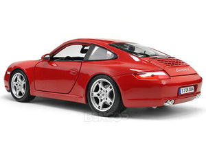 Porsche 911 (997) Carrera S 1:18 Scale - Maisto Diecast Model Car (Red)