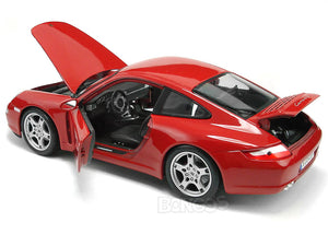 Porsche 911 (997) Carrera S 1:18 Scale - Maisto Diecast Model Car (Red)