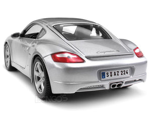 Porsche Cayman S 1:18 Scale - Maisto Diecast Model Car (Silver)