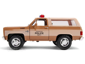 "Stranger Things" Hopper's Chevy Blazer w/ Police Badge 1:24 Scale - Jada Diecast Model Car