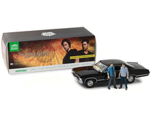 Load image into Gallery viewer, &quot;Supernatural&quot; 1967 Chevy Impala Sedan w/ Sam &amp; Dean Figures 1:18 Scale - Greenlight Diecast Model
