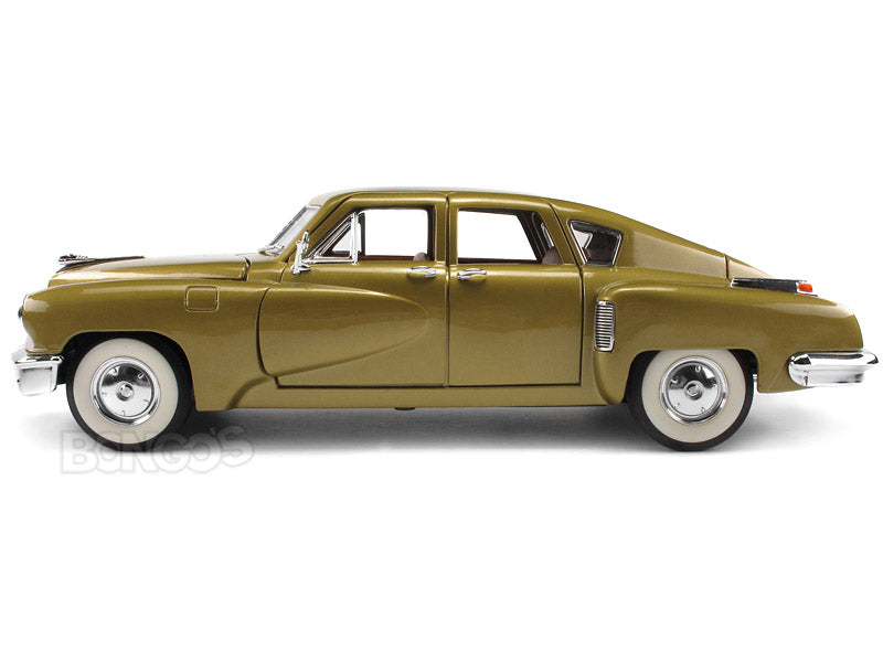 1948 Tucker Torpedo 1:18 Scale - Yatming Diecast Model Car (Gold)
