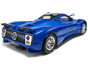 Pagani Zonda C12 1:18 Scale - MotorMax Diecast Model Car (Blue)