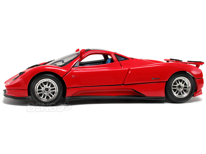 Pagani Zonda C12 1:18 Scale - MotorMax Diecast Model Car (Red)