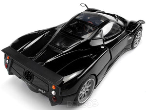 Pagani Zonda F (C12F) 1:18 Scale - MotorMax Diecast Model Car (Black)