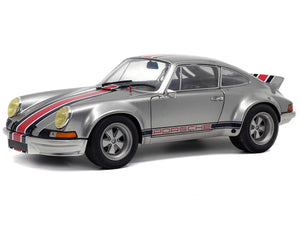 1973 Porsche 911 RSR "Outlaw"1:18 Scale - Solido Diecast Model Car (Silver)